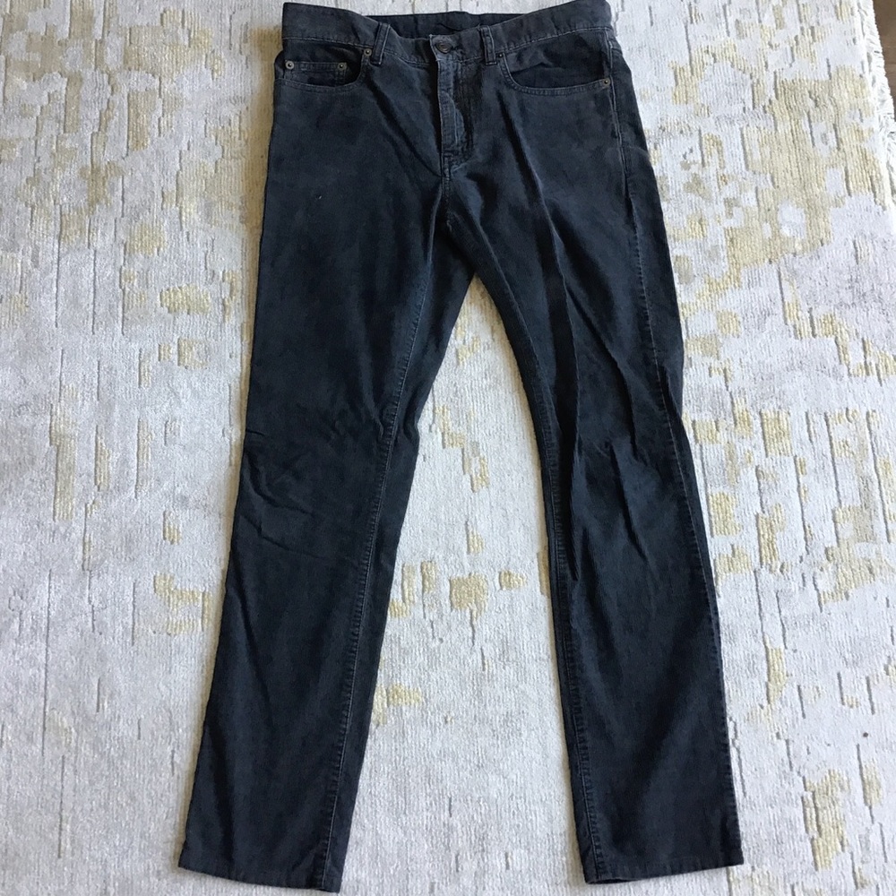 YSL fine knit corduroy pants